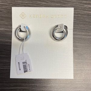 Kendra Scott Huggies Silver